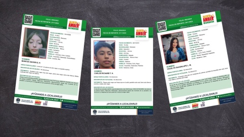 Buscan a 3 menores que desaparecieron en Michoacán