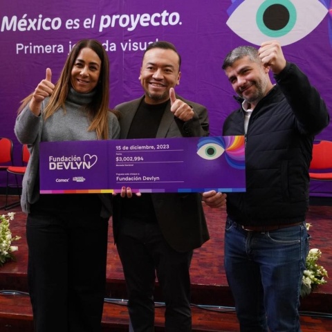 Comex y Devlyn contribuirán a que diez mil personas disfruten de la vida y perciban sus colores a través de jornadas de salud visual