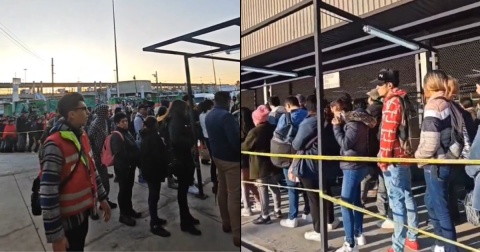 Registran aglomeraciones de usuarios del Metro tras cierre de Línea 9