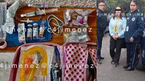 Residentes del Siglo XX del IMSS protestan por detención de compañera por presunto robo