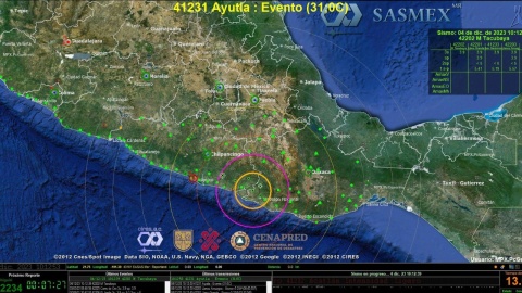 Sismo de M4.4 sacude Ometepec, Guerrero