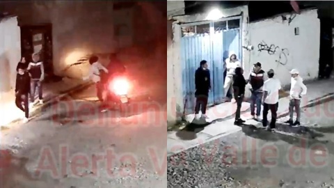 Jóvenes corretean a ladrones tras un intento de asalto en Chalco, Edomex