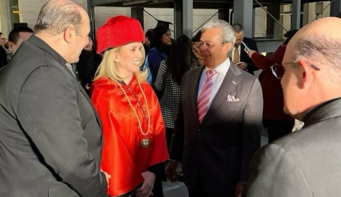 La Alcaldesa de Huixquilucan y el empresario Carlos Quintero Peralta celebran encuentro