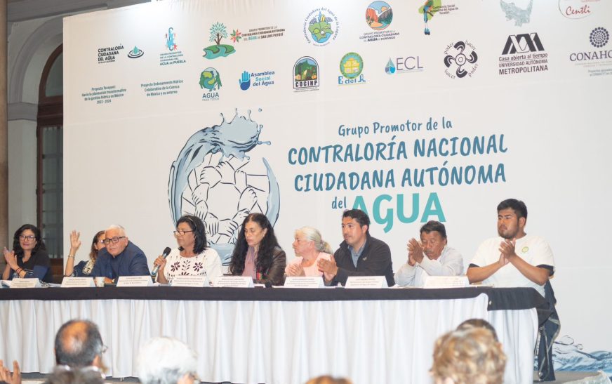 Crean grupo promotor de la Contraloría Nacional Autónoma del Agua