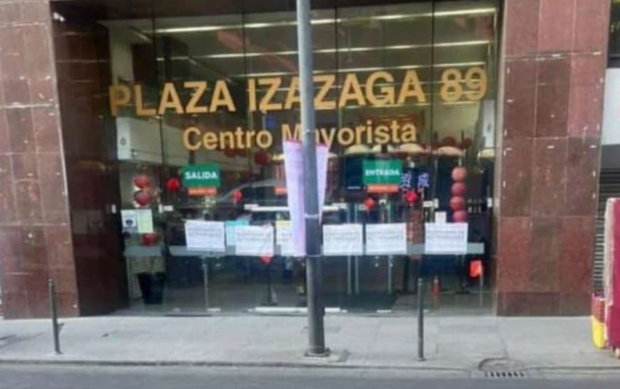 Clausuran Plaza Izazaga 89