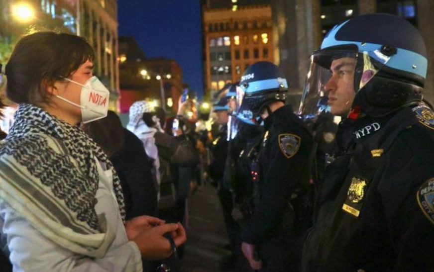 Detienen a más de 130 personas en manifestación propalestina en Nueva York