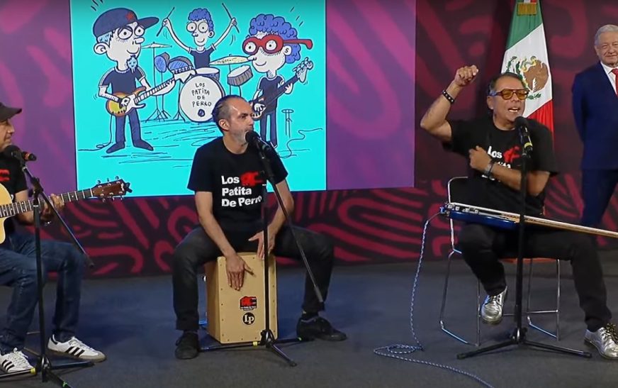 “Felicidades a las niñas y niños”: AMLO invita a Los Patita de Perro a la “mañanera”