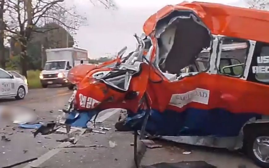 Fatal choque deja un muerto y siete heridos en carretera de Villahermosa