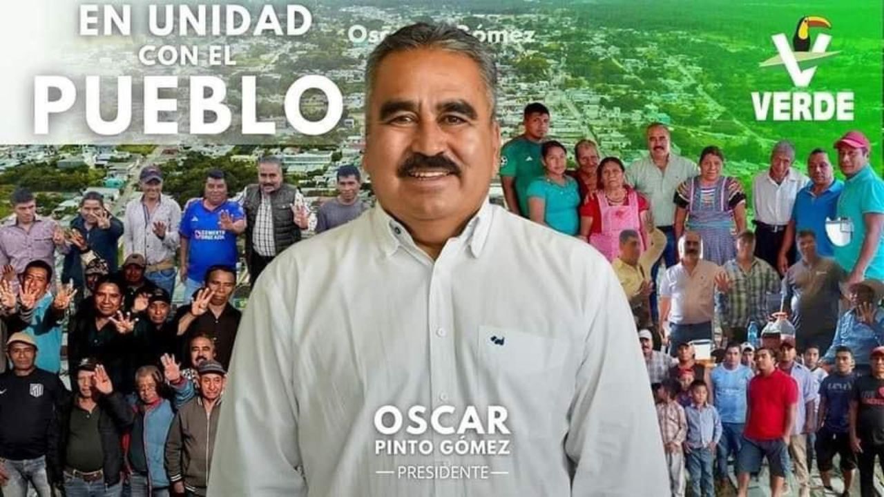Óscar Pinto renuncia a candidatura del PVEM para la alcaldía de Altamirano