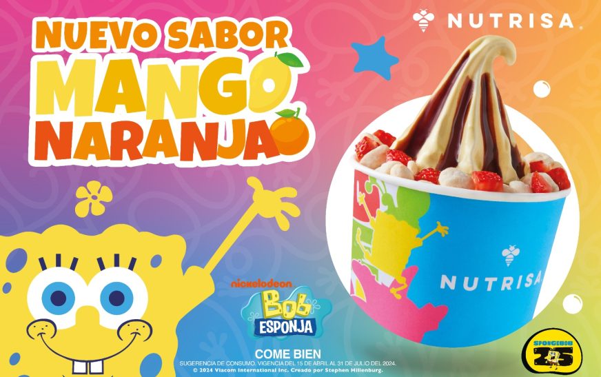 Nutrisa festeja el 25 aniversario de Bob Esponja con nuevo sabor y productos conmemorativos