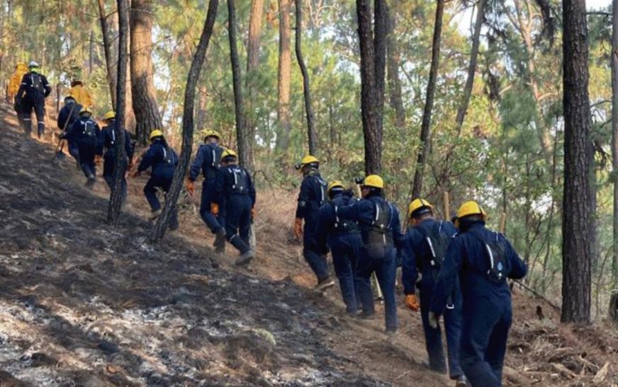 Activan Plan Marina por incendios forestales en Valle de Bravo