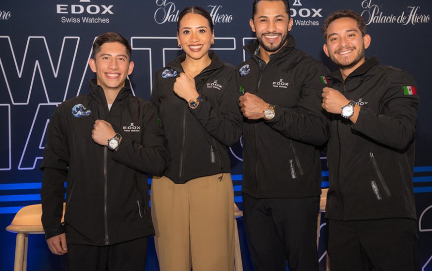 EDOX México Anuncia el Patrocinio “The Water Champion” a Destacados Atletas Olímpicos Mexicanos