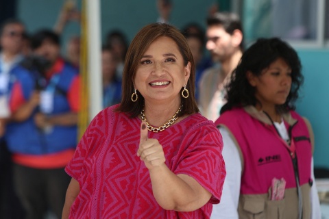 Xóchitl Gálvez emite su voto; México ‘elegirá a su primera mujer Presidenta’
