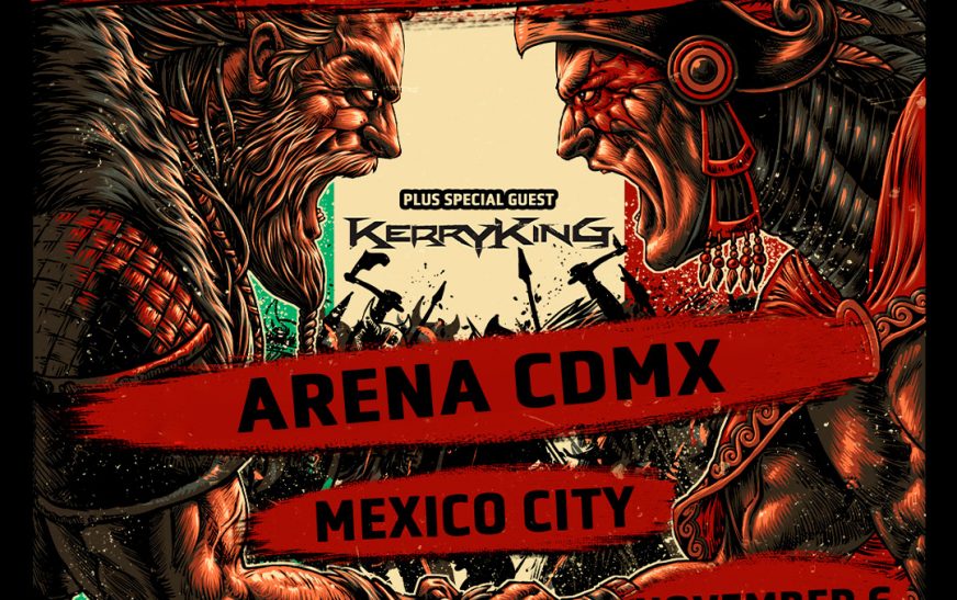 AMON AMARTH Y KERRY KING listos para incendiar la arena cdmx en el evento del año