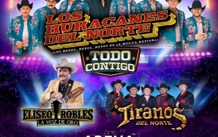 LOS HURACANES DEL NORTE ofrecerán show histórico EN LA ARENA CDMX en agosto