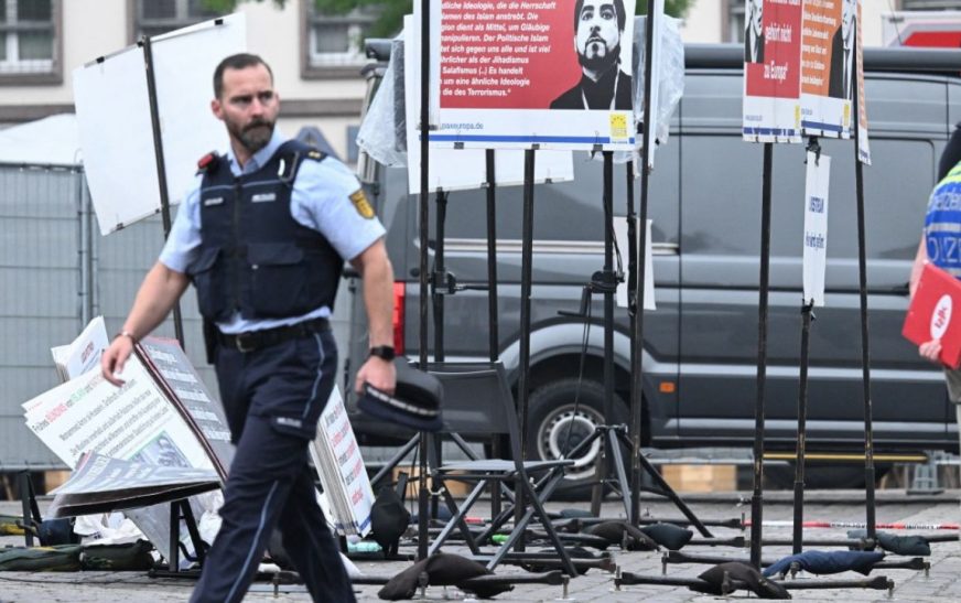 Ataque con arma blanca durante un mitin de grupo antiislam en Alemania deja 6 heridos