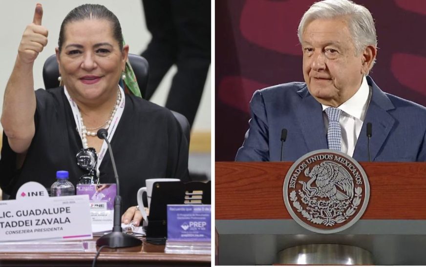 AMLO elogia gestión de Guadalupe Taddei en el INE durante elecciones