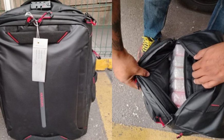 Detienen a tres personas con 21 kilos de cocaína en el AICM