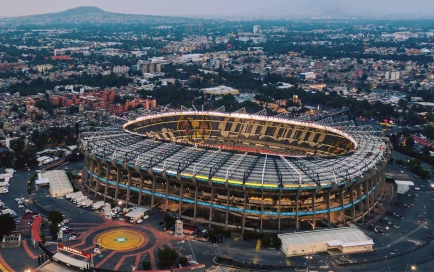 Filtran imágenes del Estadio Azteca en plena remodelación