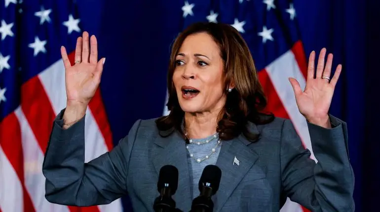 Kamala Harris agradece a Biden y buscará ser la candidata presidencial