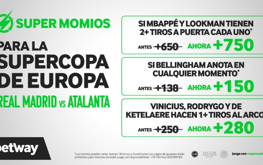 Betway lanza promoción para #SupercopaDeEuropa!