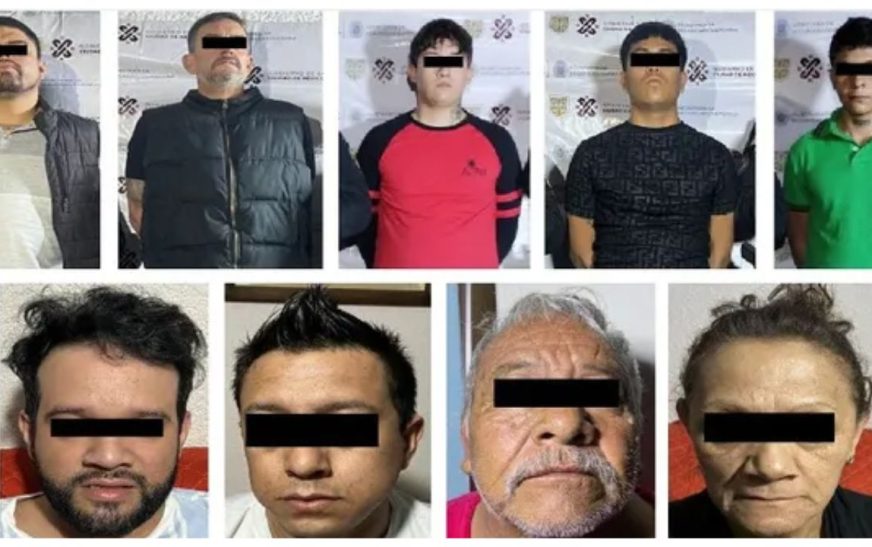 Procesan a siete miembros del CJNG por distribución de droga en CDMX