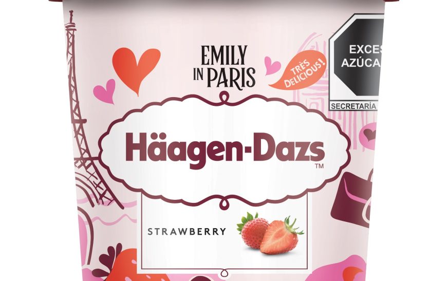 Häagen-Dazs  lanza en México helado edición limitada “Emily en París”