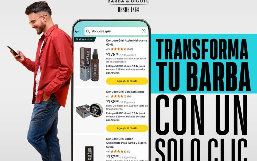 Don José Grisi impulsa su estrategia de e-Commerce de “barbería” en Amazon y MercadoLibre