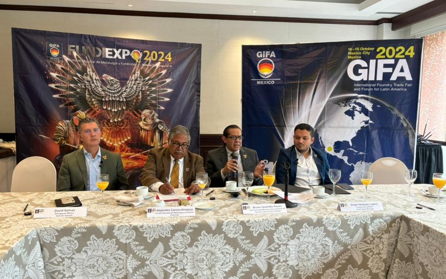 MÉXICO SERÁ LA CAPITAL DE LA INDUSTRIA DE LA FUNDICIÓN CON FUNDIEXPO-GIFA 2024