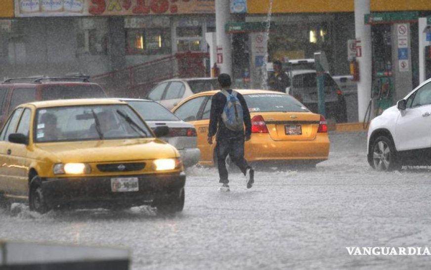 Frente frío y monzón provocarán lluvias