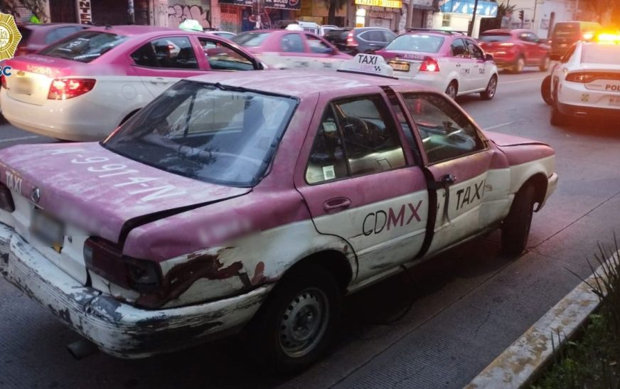 Detienen a taxista en CDMX por robo a pasajera en Tacubaya