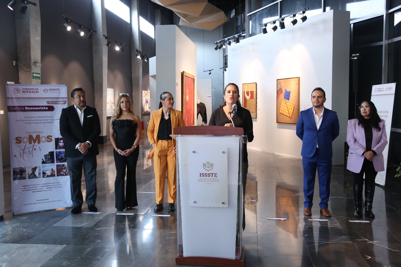 Celebra Issste creatividad y talento artístico de sus trabajadores con exposición “También somos artistas”