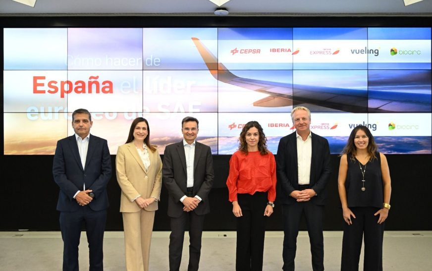 Cepsa, Iberia, Iberia Express, Vueling y BIOCIRC promueven SAF para liderar transporte aéreo sostenible