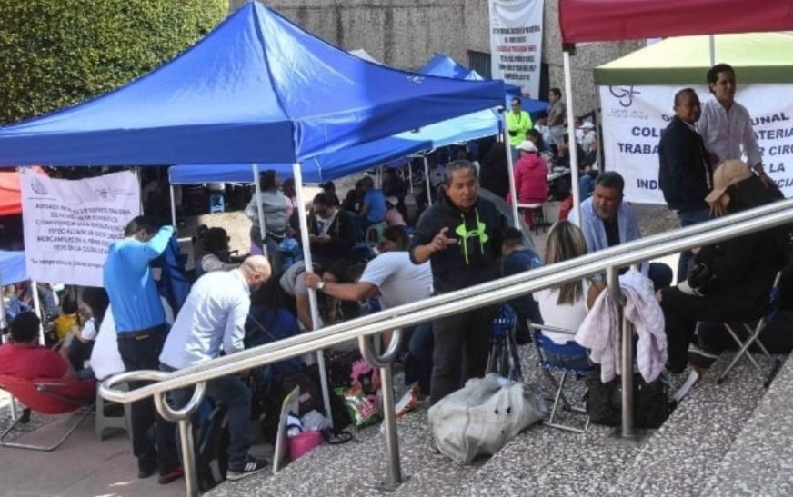 Trabajadores del Poder Judicial retiran bloqueo a accesos a San Lázaro