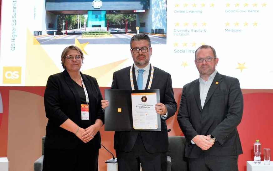 UAG reafirma su excelencia con las 5 estrellas del QS Rating