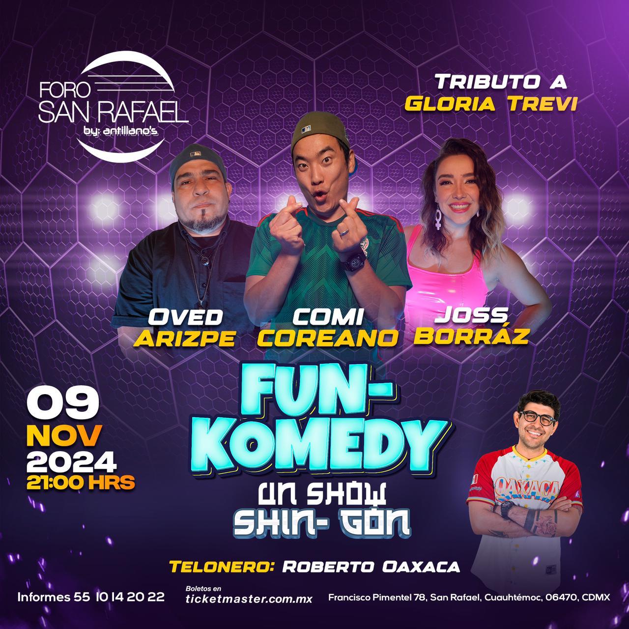 FUN KOMEDY está listo para impactar con su espectáculo a la capital mexicana