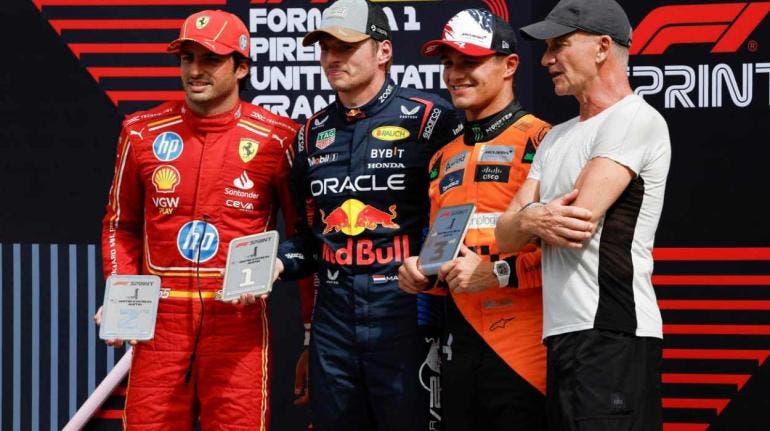 Verstappen vuelve a ganar y Sainz acaba segundo tras la remontada infructuosa de Norris