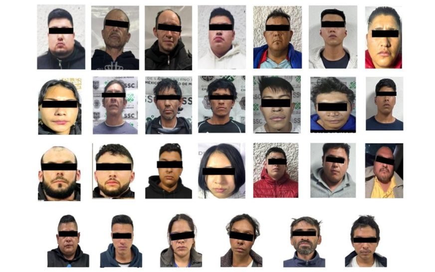 Descubren narcotúnel y detienen a 27 personas en flagrancia en Xochimilco