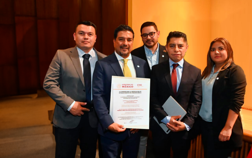 El Centro de la Columna Vertebral, recibió la Certificación del Consejo de Salubridad General