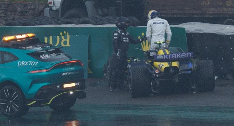 Franco Colapinto sufre accidente que provoca bandera roja en el GP de Brasil