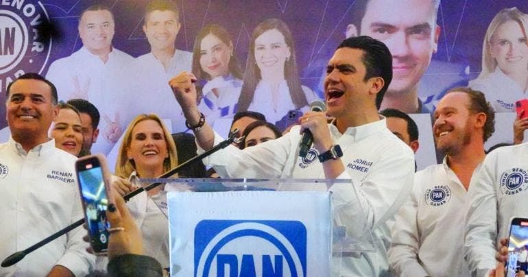 Jorge Romero gana dirigencia del PAN y anuncia renovación total