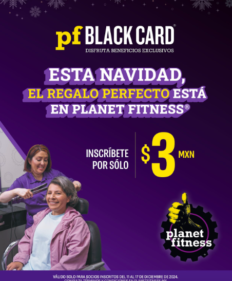 Las fiestas se celebran a lo grande junto a Planet Fitness