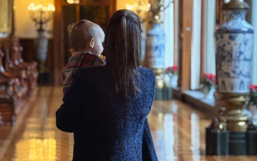 Sheinbaum disfruta la navidad acompañada de su nieto en Palacio Nacional