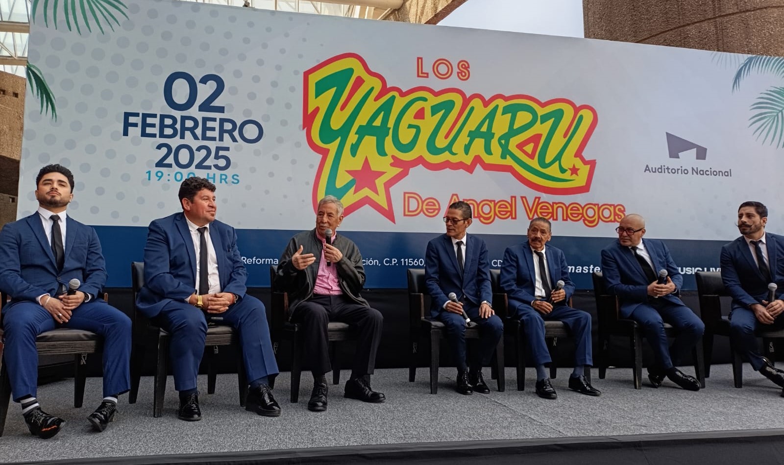 LOS YAGUARÚ DE ÁNGEL VENEGAS listos para llenar el AUDITORIO NACIONAL de energía tropical