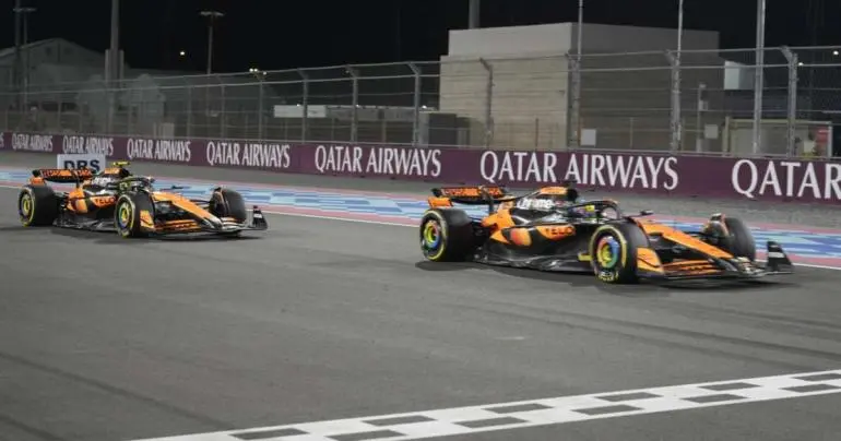 Piastri ganó el sprint de Qatar; Checo termina último