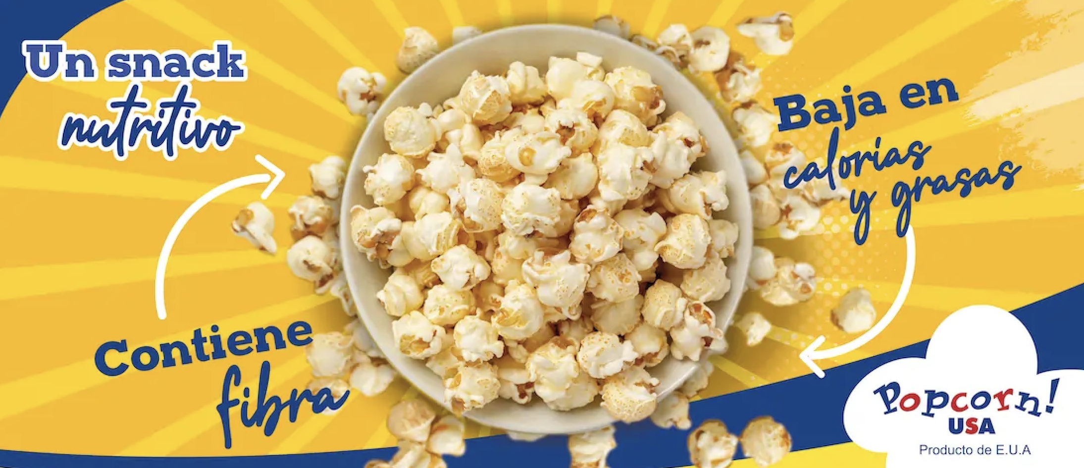 Popcorn USA explica los beneficios de las palomitas elaboradas con maíz palomero de Estados Unidos