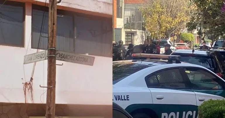 Hombre es baleado en la cabeza en la Del Valle; agresor se hizo pasar por repartidor