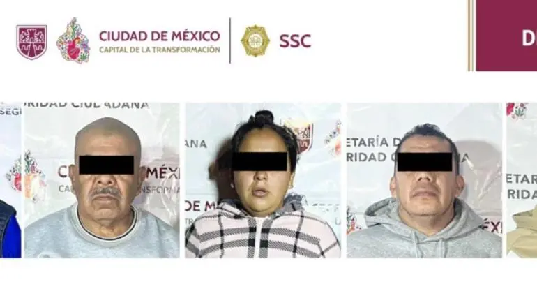 Operativo en Iztapalapa deja cinco detenidos y droga asegurada