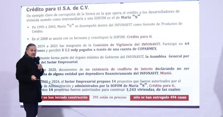 Infonavit avala desarrollos, pero nuca se terminaron, expone su director