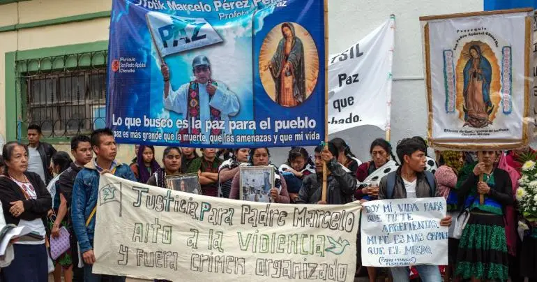 Indígenas exigen justicia y desarme de grupos criminales en Chiapas